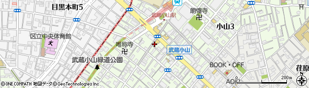 寅圭 武蔵小山店周辺の地図