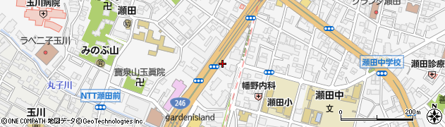 東京都世田谷区瀬田2丁目31周辺の地図