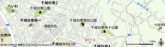 千城台東第4公園周辺の地図