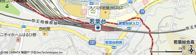 神奈川県川崎市麻生区周辺の地図
