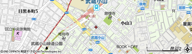 築地 銀一貫 武蔵小山店周辺の地図
