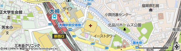 ほけん百花ゲートシティ大崎店周辺の地図
