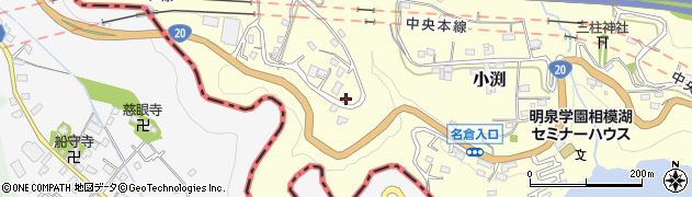 神奈川県相模原市緑区小渕439周辺の地図