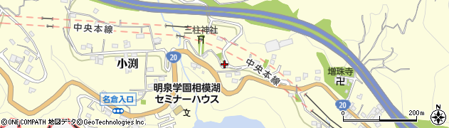 神奈川県相模原市緑区小渕1102周辺の地図