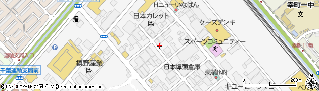 オリックスレンタカー千葉新港店周辺の地図