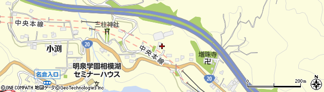 神奈川県相模原市緑区小渕1072周辺の地図