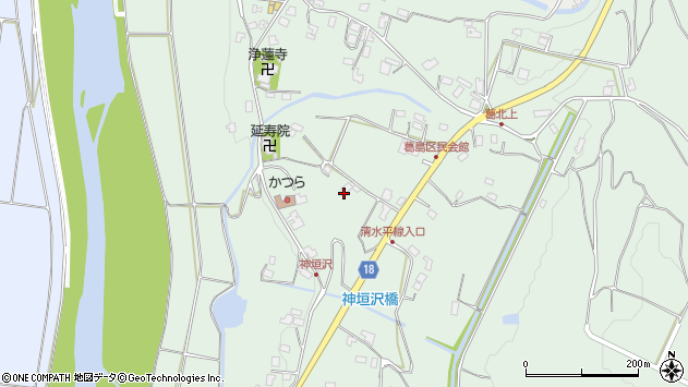 〒399-3803 長野県上伊那郡中川村葛島の地図