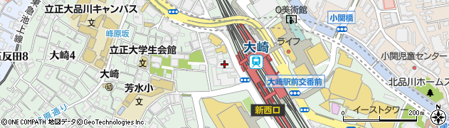 東日本銀行大崎支店周辺の地図