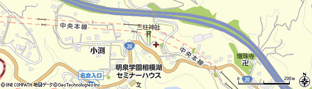 神奈川県相模原市緑区小渕1103周辺の地図
