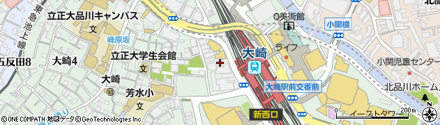 日本海大崎店周辺の地図