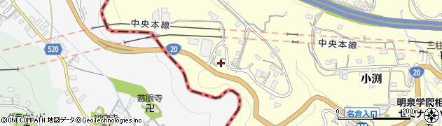 神奈川県相模原市緑区小渕419周辺の地図