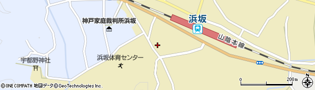 兵庫県美方郡新温泉町浜坂2423周辺の地図