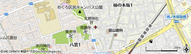 東京都目黒区柿の木坂1丁目32-15周辺の地図