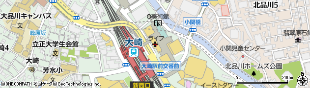 安曇野庵・大崎店周辺の地図