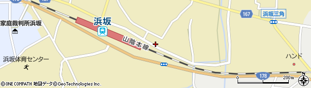 兵庫県美方郡新温泉町浜坂2106周辺の地図