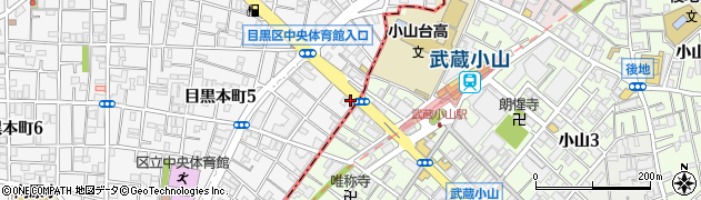 札幌ラーメン どさん子 武蔵小山店周辺の地図