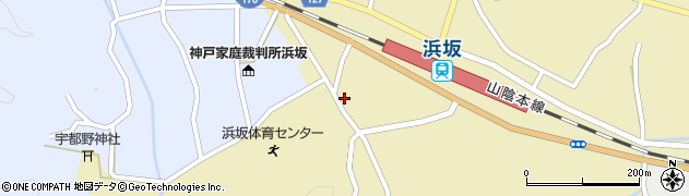 兵庫県美方郡新温泉町浜坂2425周辺の地図