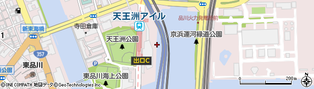東京都品川区東品川2丁目4周辺の地図