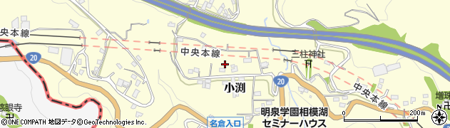 神奈川県相模原市緑区小渕664周辺の地図
