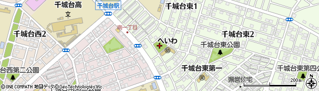 千城台東第2公園周辺の地図