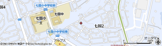 東京都八王子市七国周辺の地図