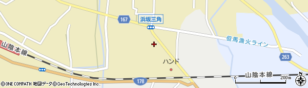 兵庫県美方郡新温泉町浜坂434周辺の地図