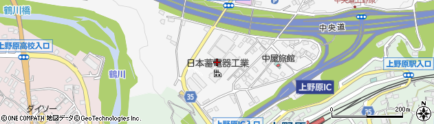 富岳物産株式会社　上野原営業所周辺の地図