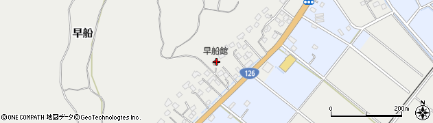 千葉県山武市早船1486周辺の地図