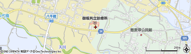 御坂八代訪問看護ステーションたんぽぽ周辺の地図