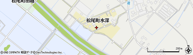 千葉県山武市松尾町水深107周辺の地図