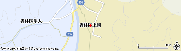 兵庫県美方郡香美町香住区上岡周辺の地図