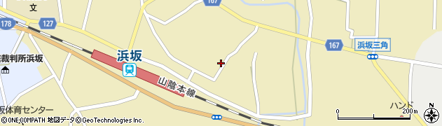 兵庫県美方郡新温泉町浜坂1010周辺の地図