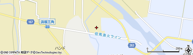 兵庫県美方郡新温泉町浜坂578周辺の地図