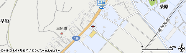 千葉県山武市早船ト周辺の地図