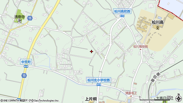 〒399-3301 長野県下伊那郡松川町上片桐の地図