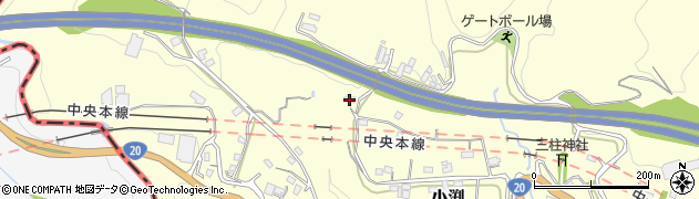 神奈川県相模原市緑区小渕581周辺の地図
