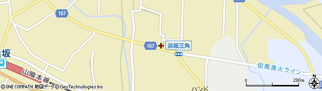 兵庫県美方郡新温泉町浜坂464周辺の地図