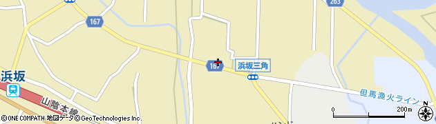 兵庫県美方郡新温泉町浜坂894周辺の地図