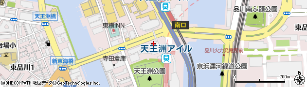 オリックスレンタカー天王洲アイル店周辺の地図