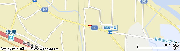 兵庫県美方郡新温泉町浜坂896周辺の地図