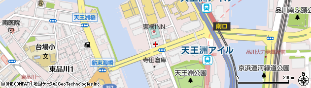 東京都品川区東品川2丁目2-28周辺の地図