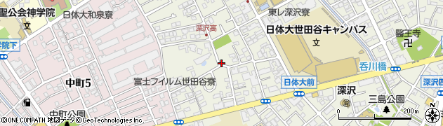 東京都世田谷区深沢7丁目周辺の地図