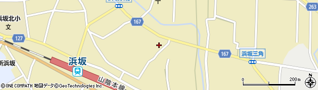 兵庫県美方郡新温泉町浜坂1019周辺の地図