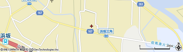 兵庫県美方郡新温泉町浜坂889周辺の地図