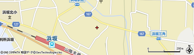 兵庫県美方郡新温泉町浜坂1022周辺の地図
