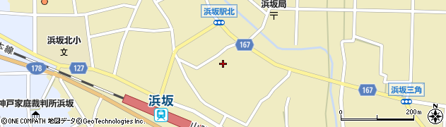 兵庫県美方郡新温泉町浜坂1106周辺の地図