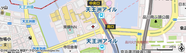 東京都品川区東品川2丁目2-20周辺の地図
