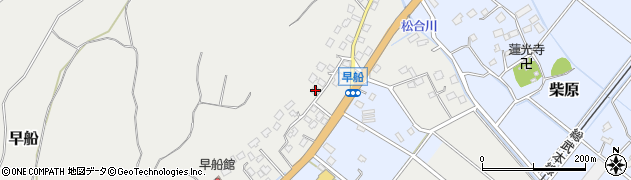 千葉県山武市早船1539周辺の地図