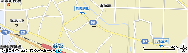 鳥取信用金庫浜坂支店周辺の地図