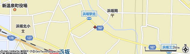 兵庫県美方郡新温泉町浜坂1088周辺の地図
